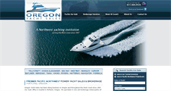 Desktop Screenshot of oregonyachtsales.com